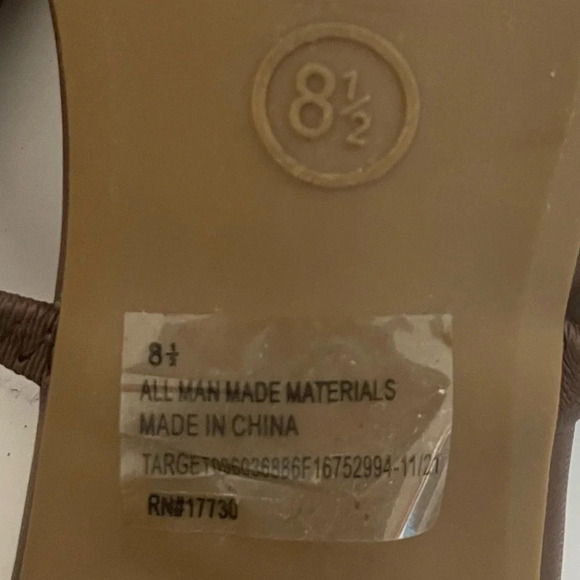 A New Day Brown Strappy Heels - US 8.5 - Picture 9 of 10